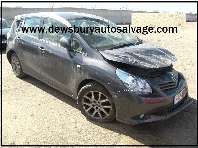 TOYOTA VERSO T SPIRIT VALVE 1800 CC 6 SPEED MANUAL PETROL GREY 5 DOOR HATCHBACK 2009.