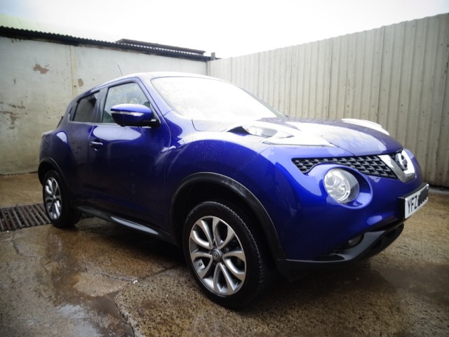 NISSAN JUKE TEKNA 1500 CC DIESEL BLUE BREAKING SPARES NOT SALVAGE 2015