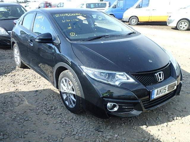HONDA CIVIC 1600 CC i-DTEC SE PLUS BLACK 6 SPEED MANUAL DIESEL BREAKING SPARES NOT SALVAGE 2015