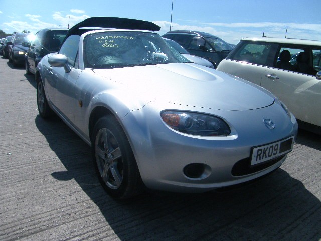 MAZDA MX5 CONVERTIBLE 1800 CC MANUAL SILVER PETROL 2009