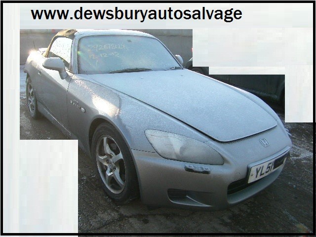 HONDA S2000 2000 CC 6 SPEED MANUAL 2 DOOR 2002 BREAKING SPARES NOT SALVAGE