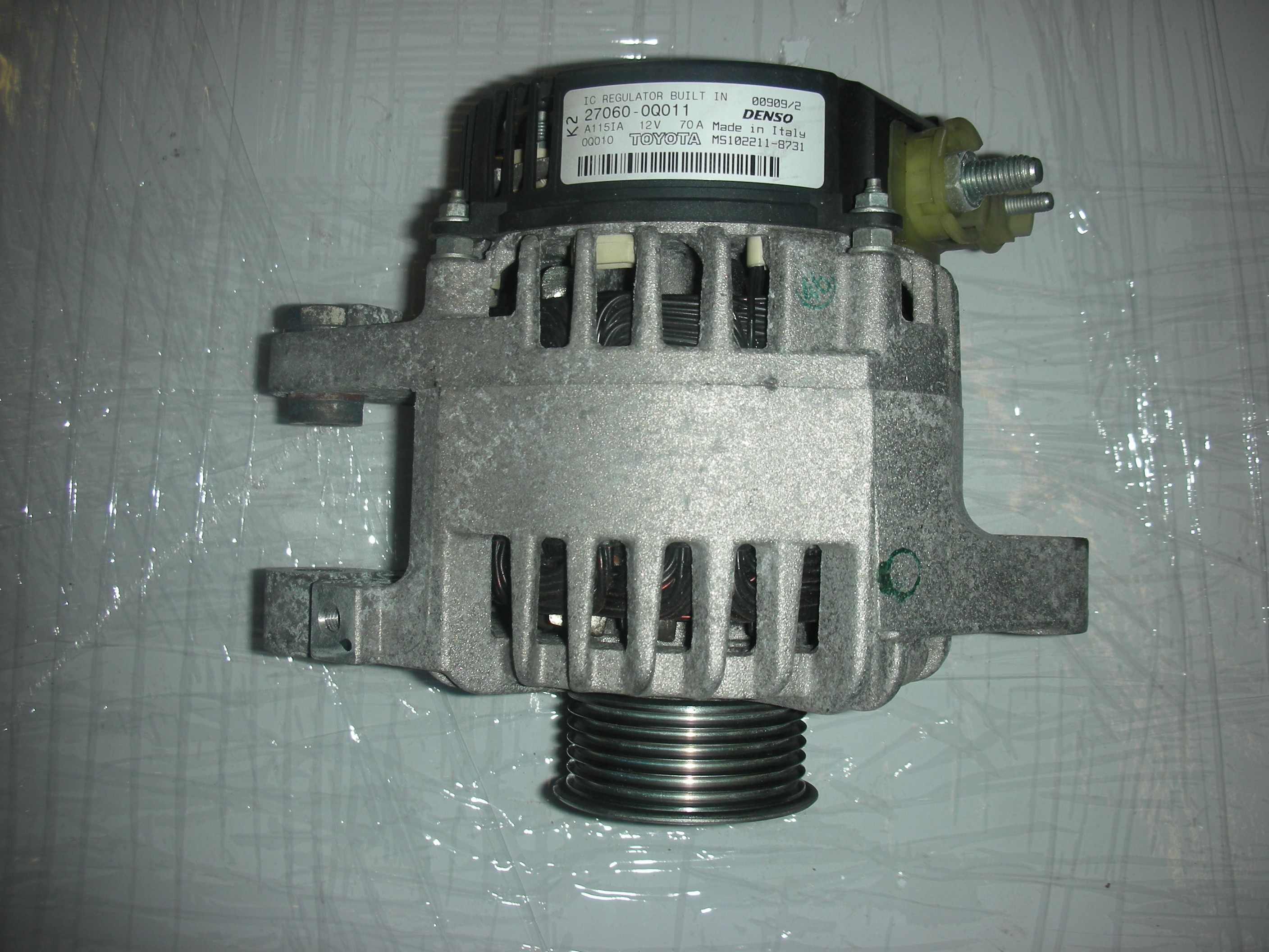 TOYOTA AYGO 1000 CC PETROL ALTERNATOR 2005-2012.