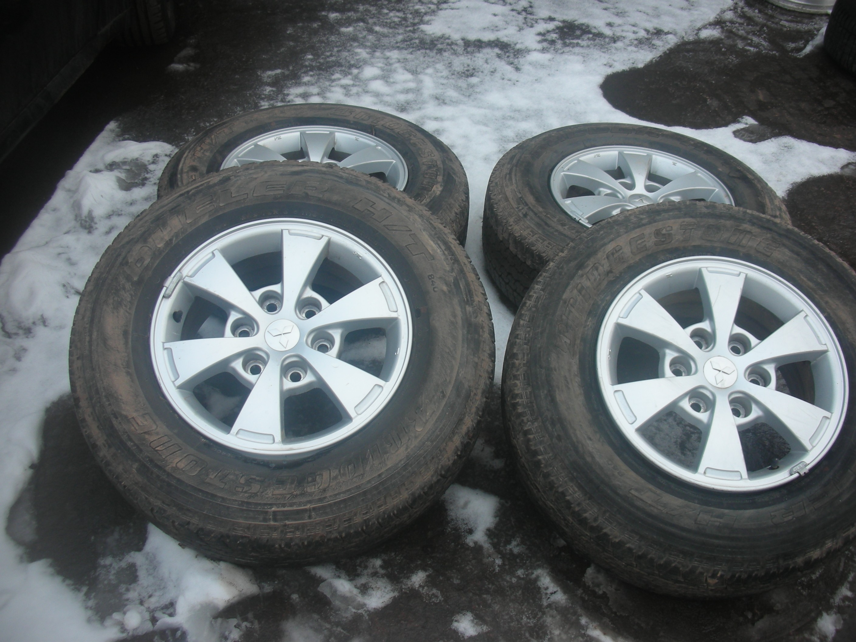 MISTUBISHI L200 ANIMAL WARRIOR BARBARIAN 16" ALLOY WHEELS WITH TYRES 2006-2011.