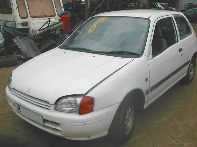 TOYOTA STARLET 1300 CC 1989-1990 WHITE AUTO PETROL 2 DOOR.