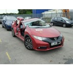 HONDA CIVIC 1600 CC i-DTEC RED 6 SPEED MANUAL DIESEL BREAKING SPARES NOT SALVAGE 2014 