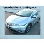 HONDA CIVIC SE I-VTEC 1600 CC SILVER BREAKING SPARES NOT SALVAGE 5 DOOR HATCHBACK 2006