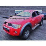 MITSUBISHI L200 DID 2500 2007 RED TURBO DIESEL 4 DOOR RAGING BULL