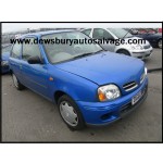 NISSAN MICRA SPORT 1000 CC 5 SPEED MANUAL PETROL 5 DOOR HATCHBACK 2002 BREAKING SPARES NOT SALVAGE