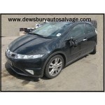 HONDA CIVIC 2200 CC ES I-CTDI BLACK BREAKING SPARES NOT SALVAGE 5 DOOR HATCHBACK 2009