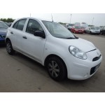 NISSAN MICRA VISIA 1200 CC MANUAL PETROL HATCHBACK 2012 BREAKING SPARES NOT SALVAGE