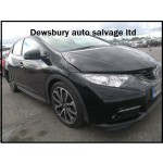 HONDA CIVIC 2200 CC I-DTEC EX-GT BLACK BREAKING SPARES NOT SALVAGE 5 DOOR HATCHBACK 2012