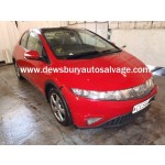 HONDA CIVIC 2200 CC RED BREAKING SPARES NOT SALVAGE 5 DOOR HATCHBACK 2006