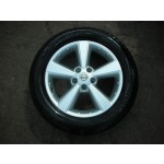 NISSAN QASHQAI 5 SPOKE 17" ALLOY WHEELS AND TYRES 2010.
