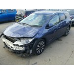 HONDA CIVIC 1600 CC 6 SPEED MANUAL DIESEL BREAKING SPARES NOT SALVAGE BLUE 5 DOOR HATCHBACK 2016