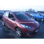 MAZDA 2 1300CC 2011 MAROON MANUAL PETROL 5DOOR.