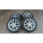 GENUINE TOYOTA VERSO 17 INCH 17" ALLOY WHEEL SET 215/55 ZR17 - BREAKING PARTS 