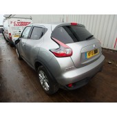 NISSAN JUKE ACENTA PREMIUM 1500 CC DIESEL SILVER DIESEL BREAKING SPARES NOT SALVAGE 2015