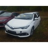 TOYOTA AURIS 1800 CC HYBRID AUTOMATIC WHITE 5 DOOR ESTATE 2015.