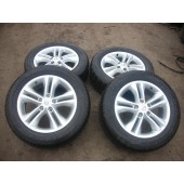 NISSAN QASHQAI 17" ALLOY WHEELS WITH TYRES 5 STUDS 2006-2012.